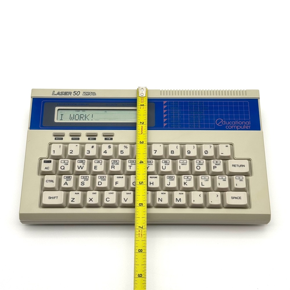 Laser 50 Personal Computer Vintage 1985 Educational Video Technology Tested - Picture 10 of 11